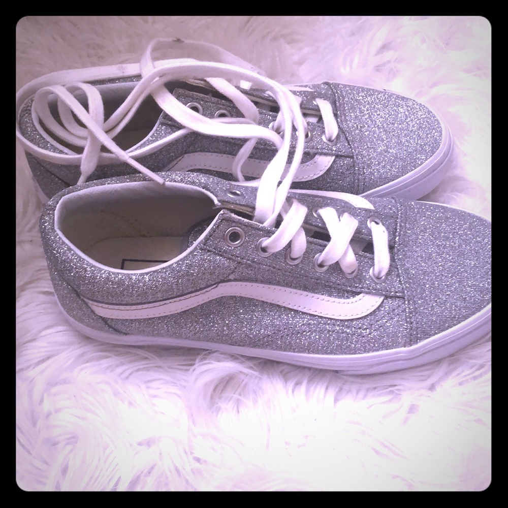 Glitter vans.